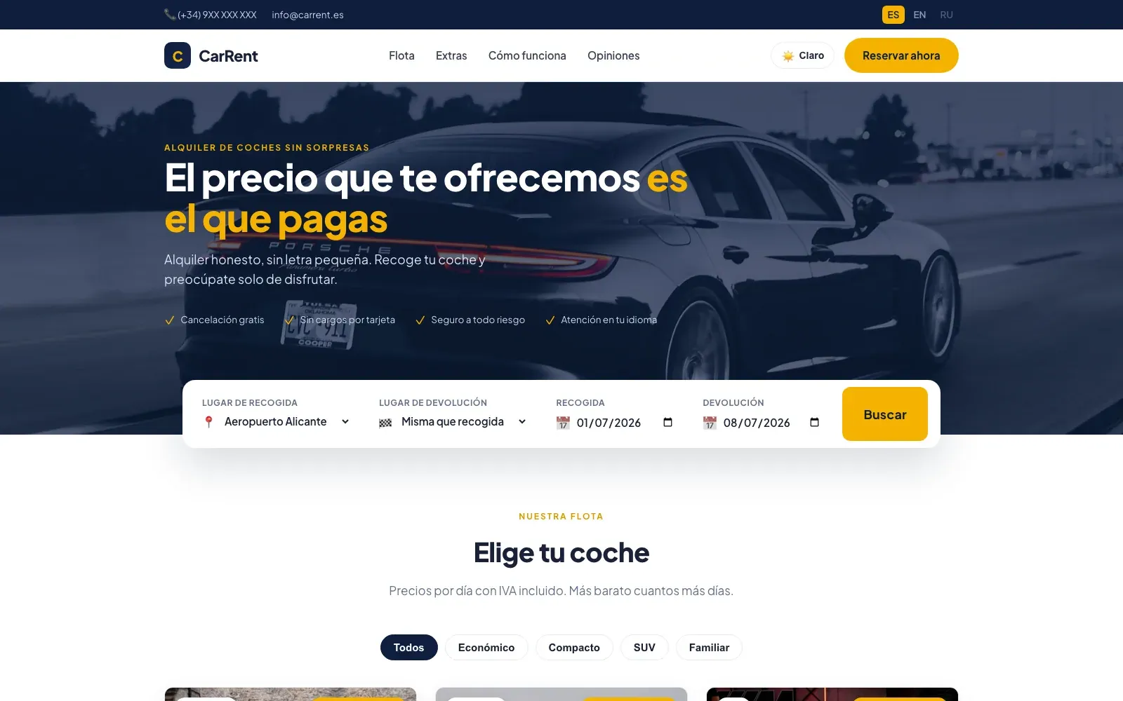 CarRent — screenshot 1